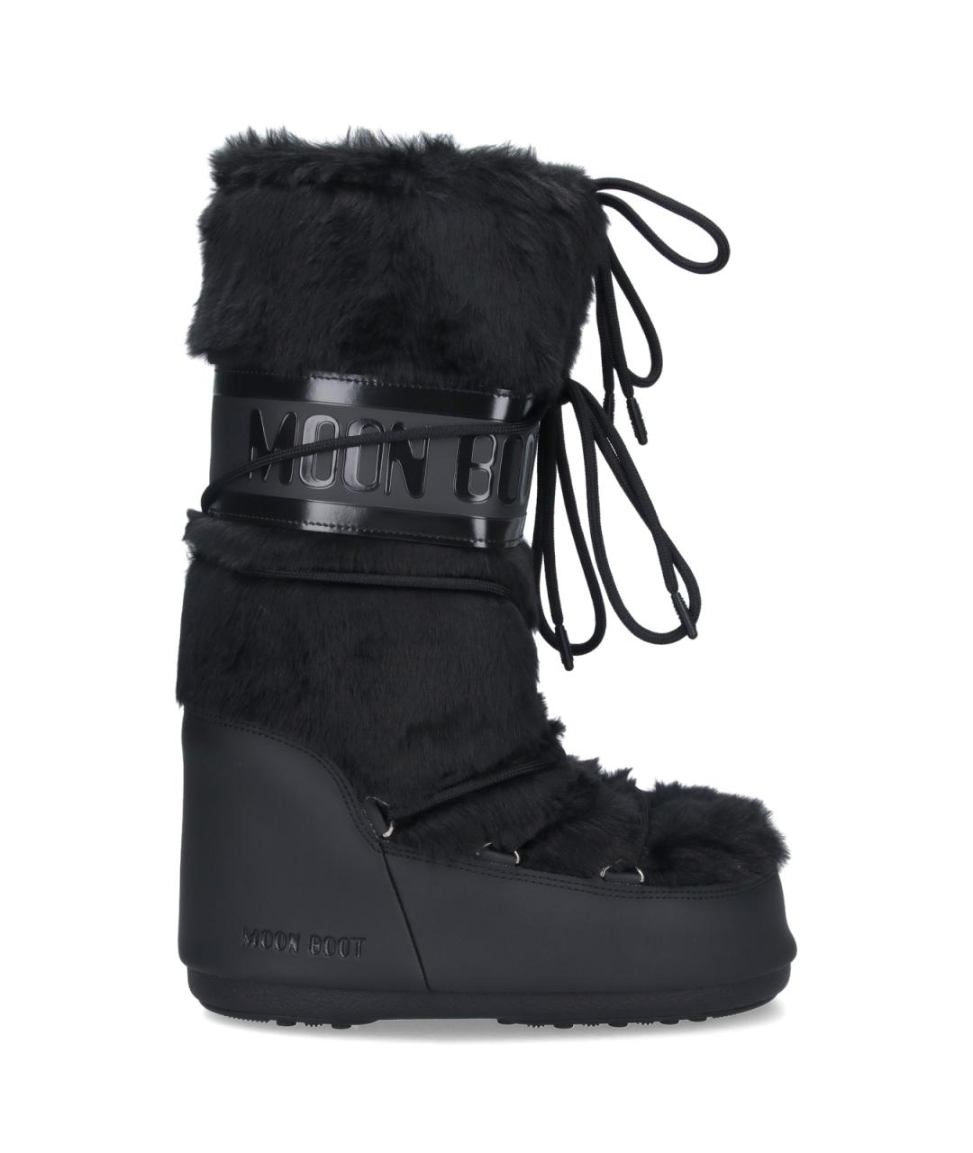 MOON BOOT Черные синтетические сапоги, фото 6