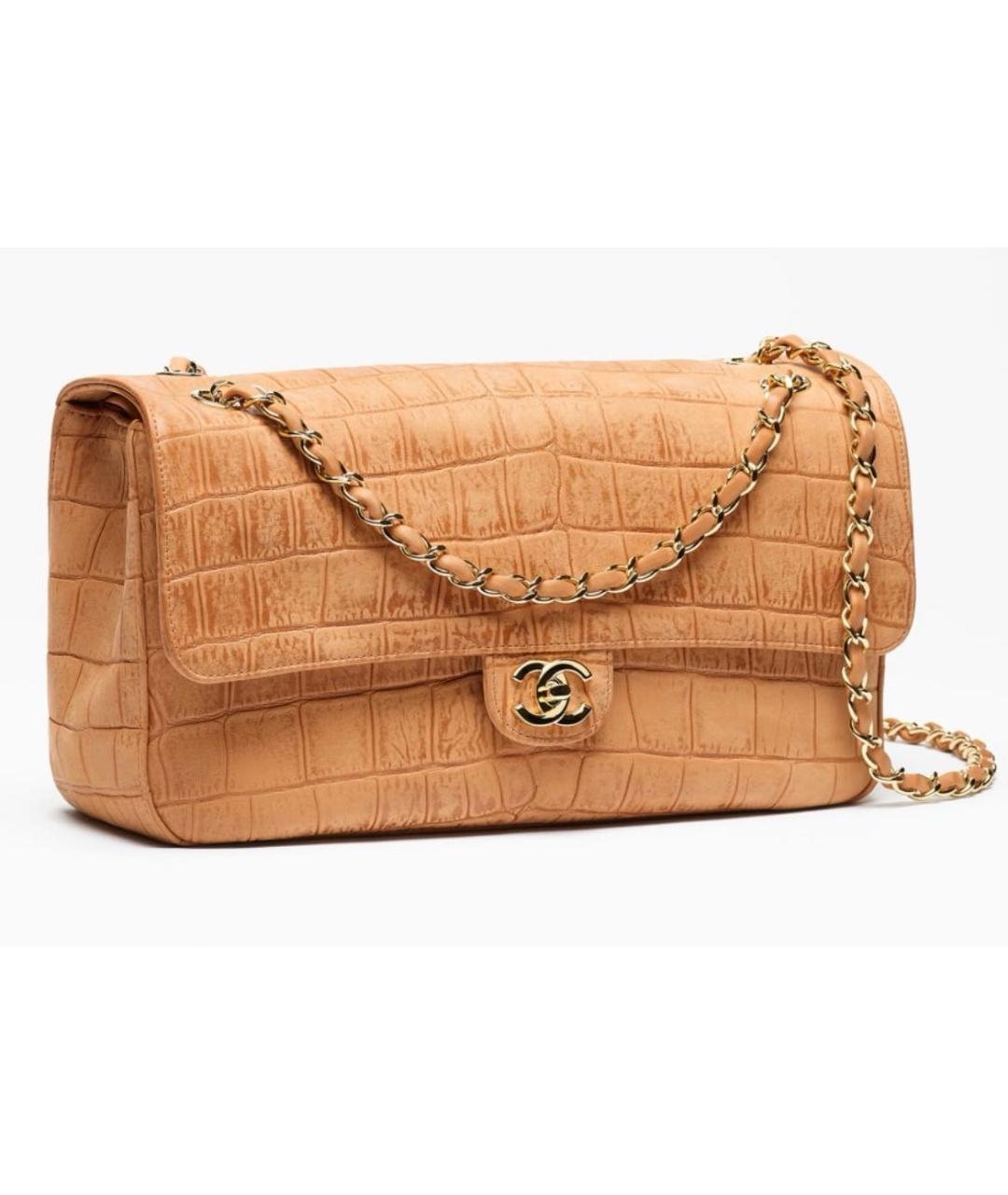 CHANEL Коричневая замшевая сумка через плечо, фото 2