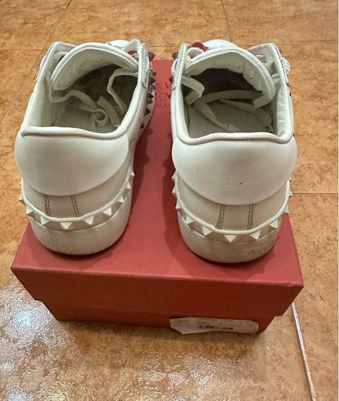 VALENTINO Белые кожаные кеды, фото 5