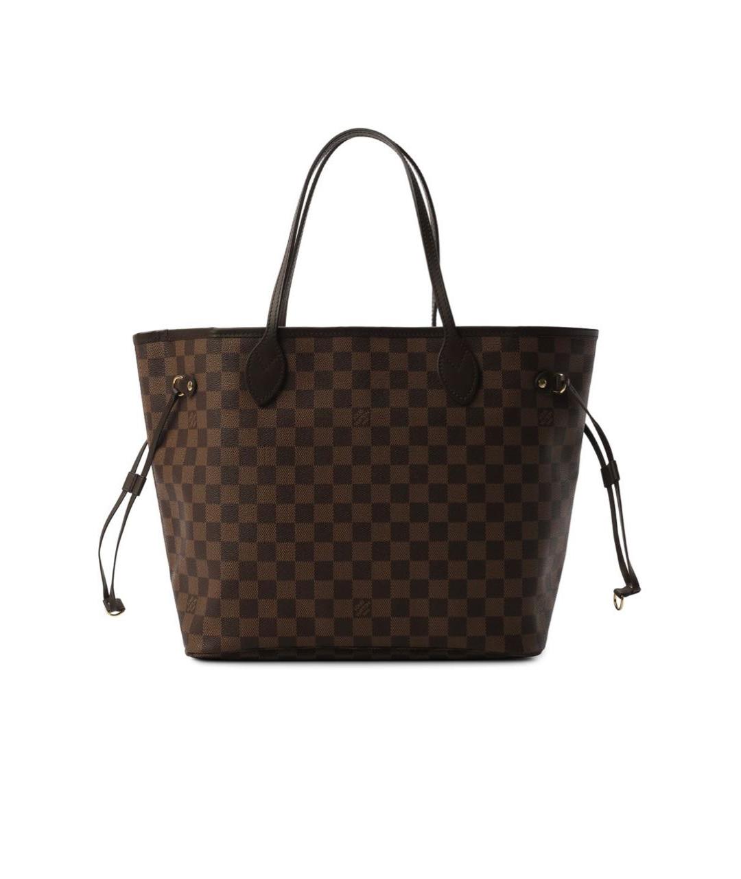 LOUIS VUITTON Коричневая сумка тоут из канвы, фото 7