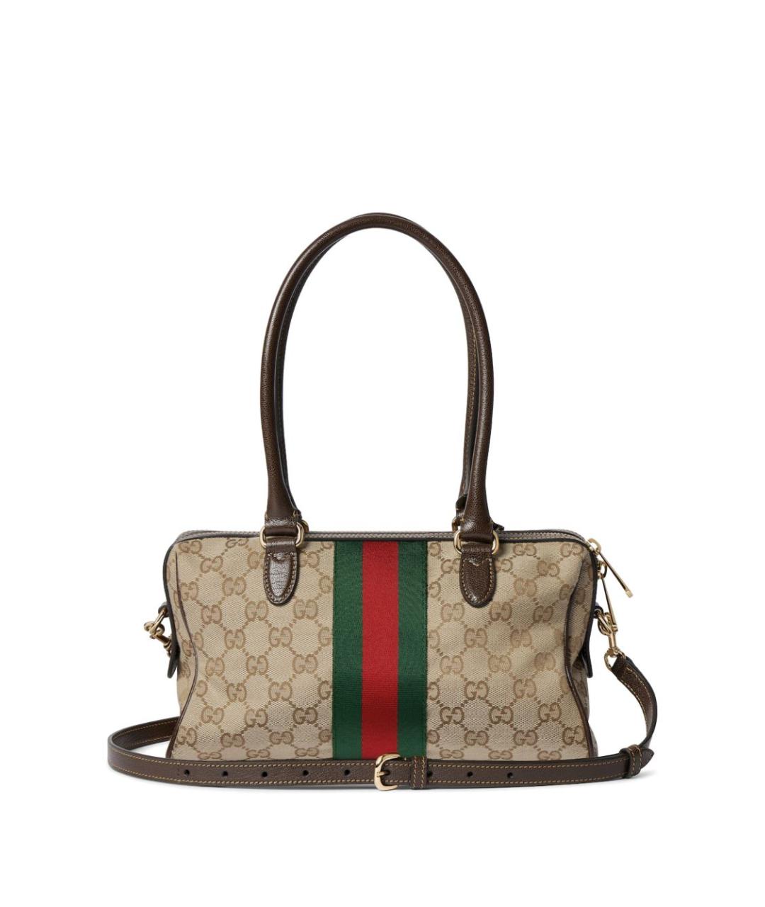 GUCCI Бежевая синтетическая сумка через плечо, фото 4