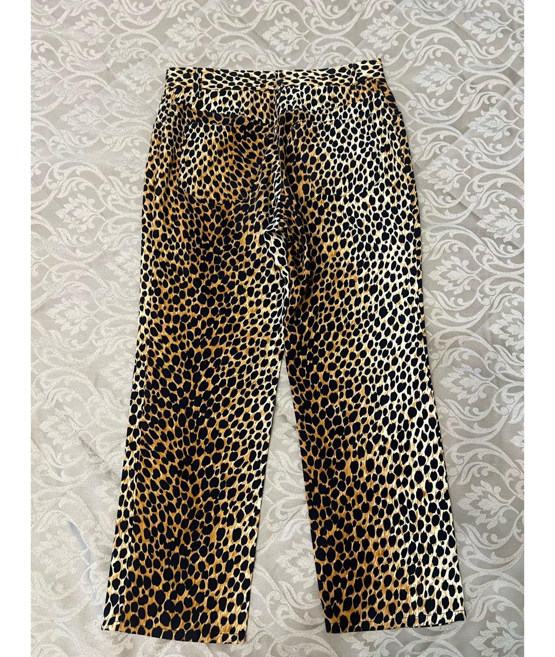 DOLCE&GABBANA Мульти хлопко-эластановые брюки узкие, фото 2