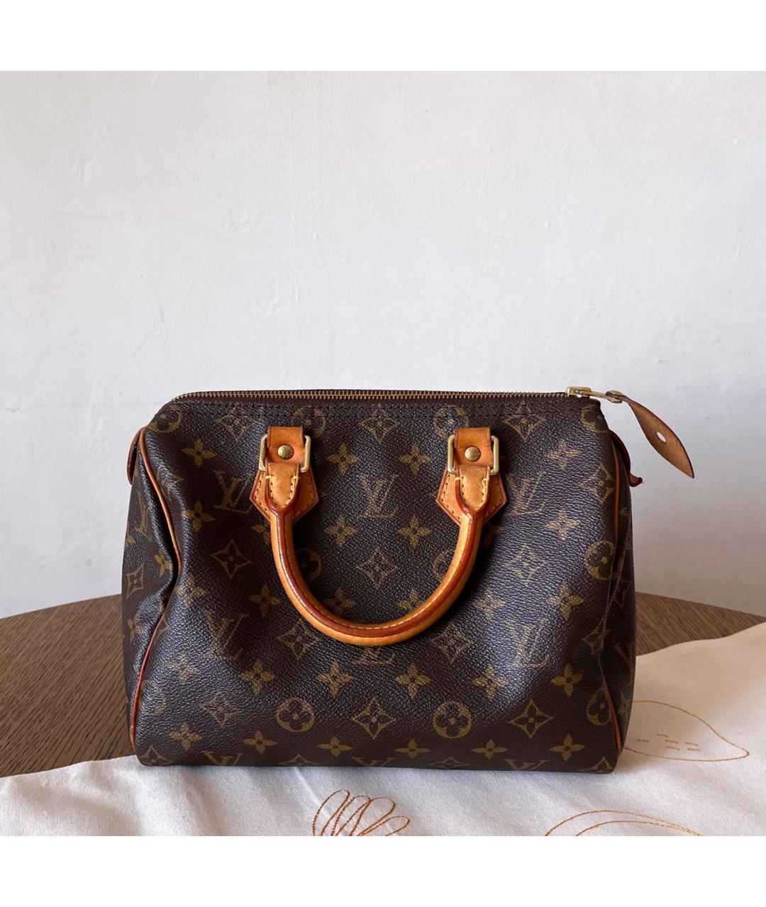 LOUIS VUITTON Коричневая сумка через плечо из канвы, фото 2