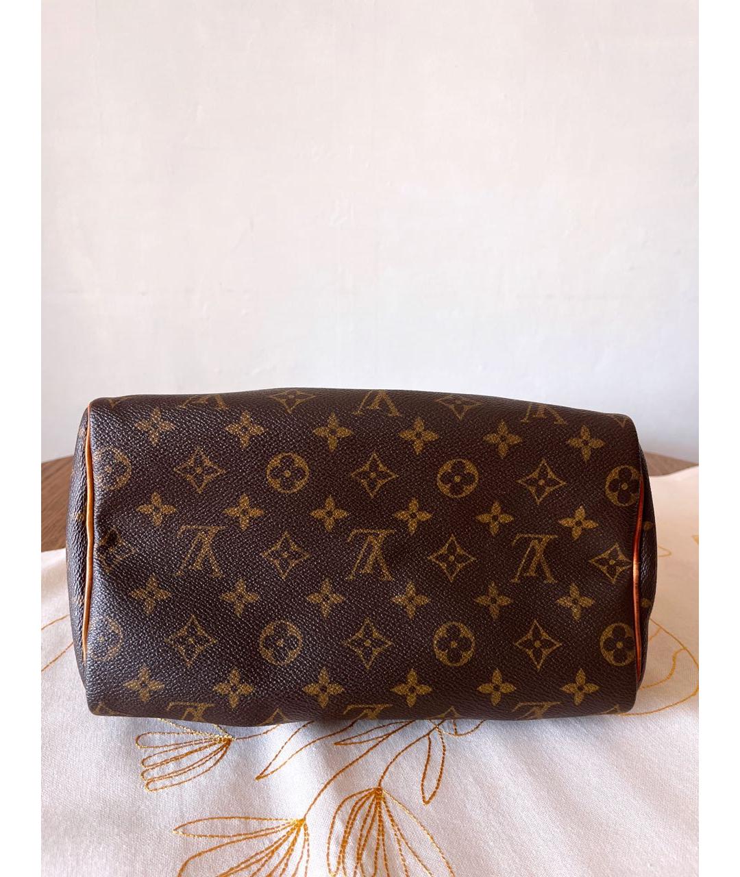 LOUIS VUITTON Коричневая сумка через плечо из канвы, фото 6