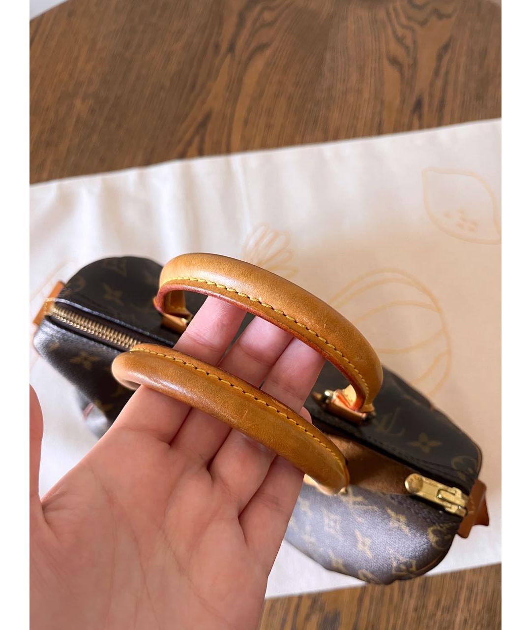 LOUIS VUITTON Коричневая сумка через плечо из канвы, фото 7