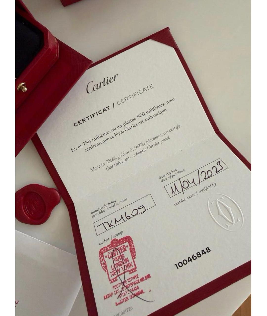 CARTIER Золотое кольцо из желтого золота, фото 6