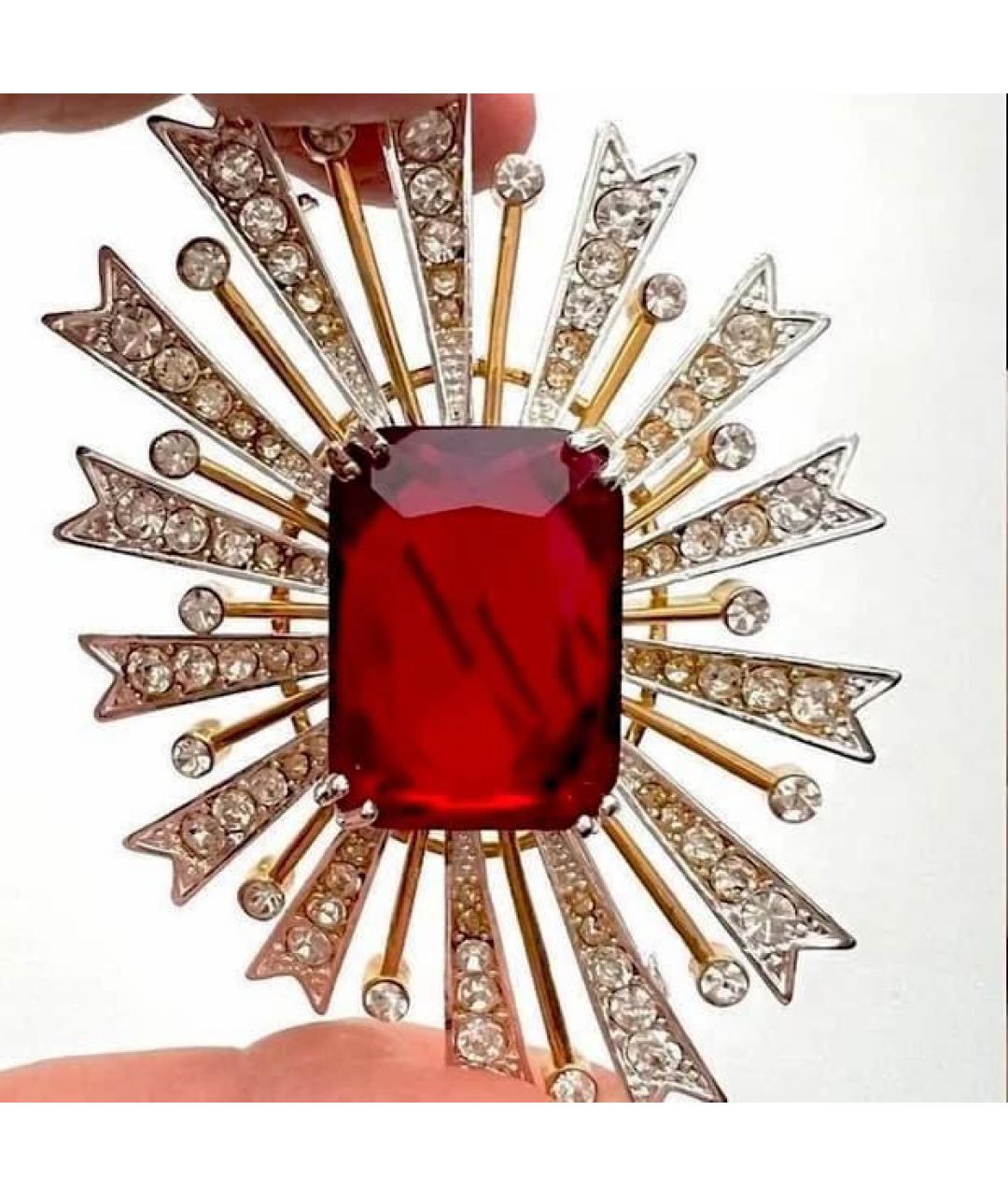 NINA RICCI Серебряная с серебряным покрытием булавка / брошь, фото 5