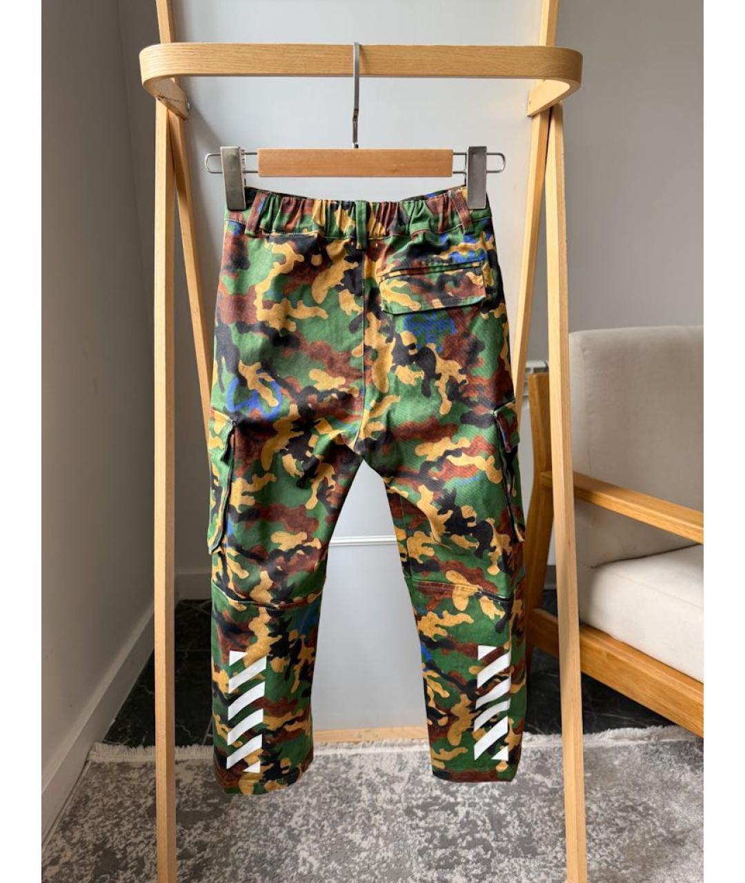 OFF-WHITE Зеленые брюки и шорты, фото 2