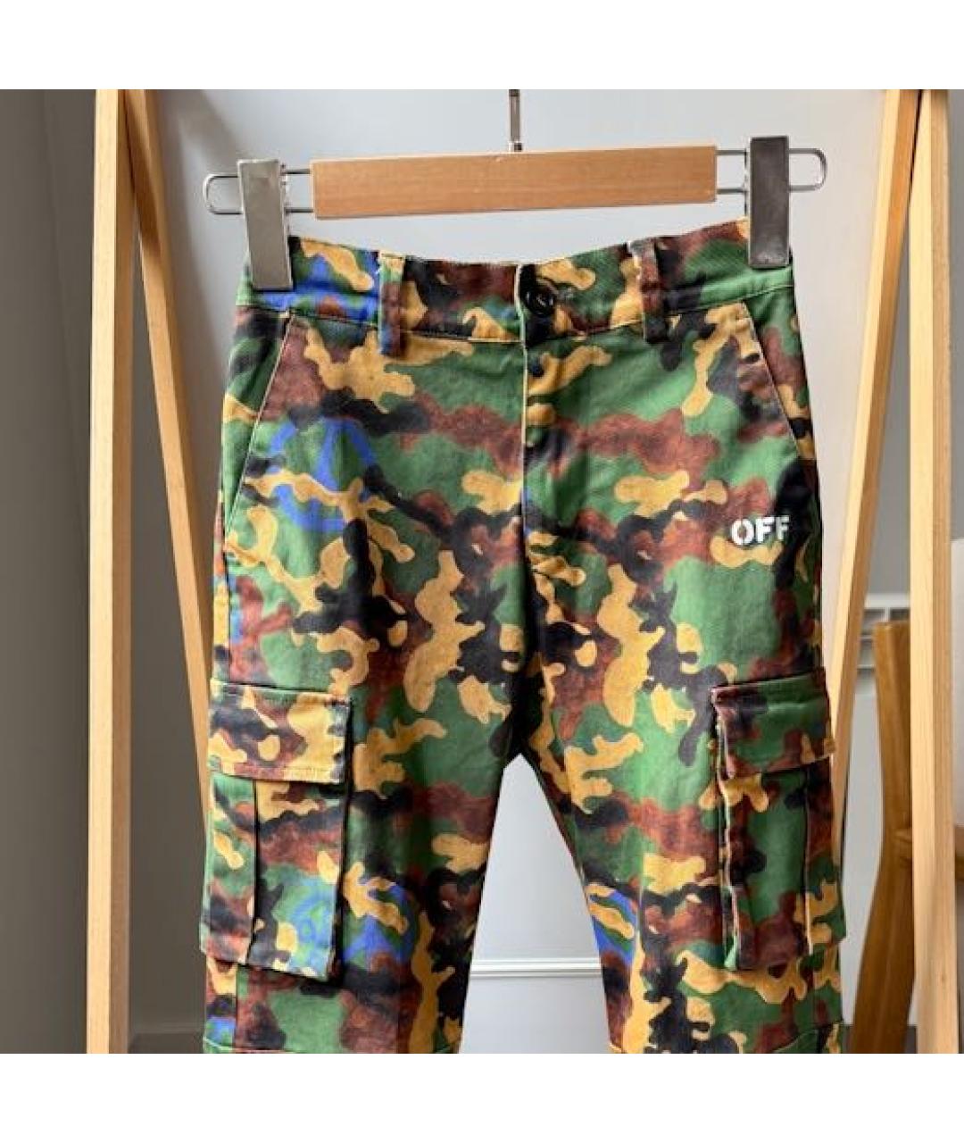 OFF-WHITE Зеленые брюки и шорты, фото 3