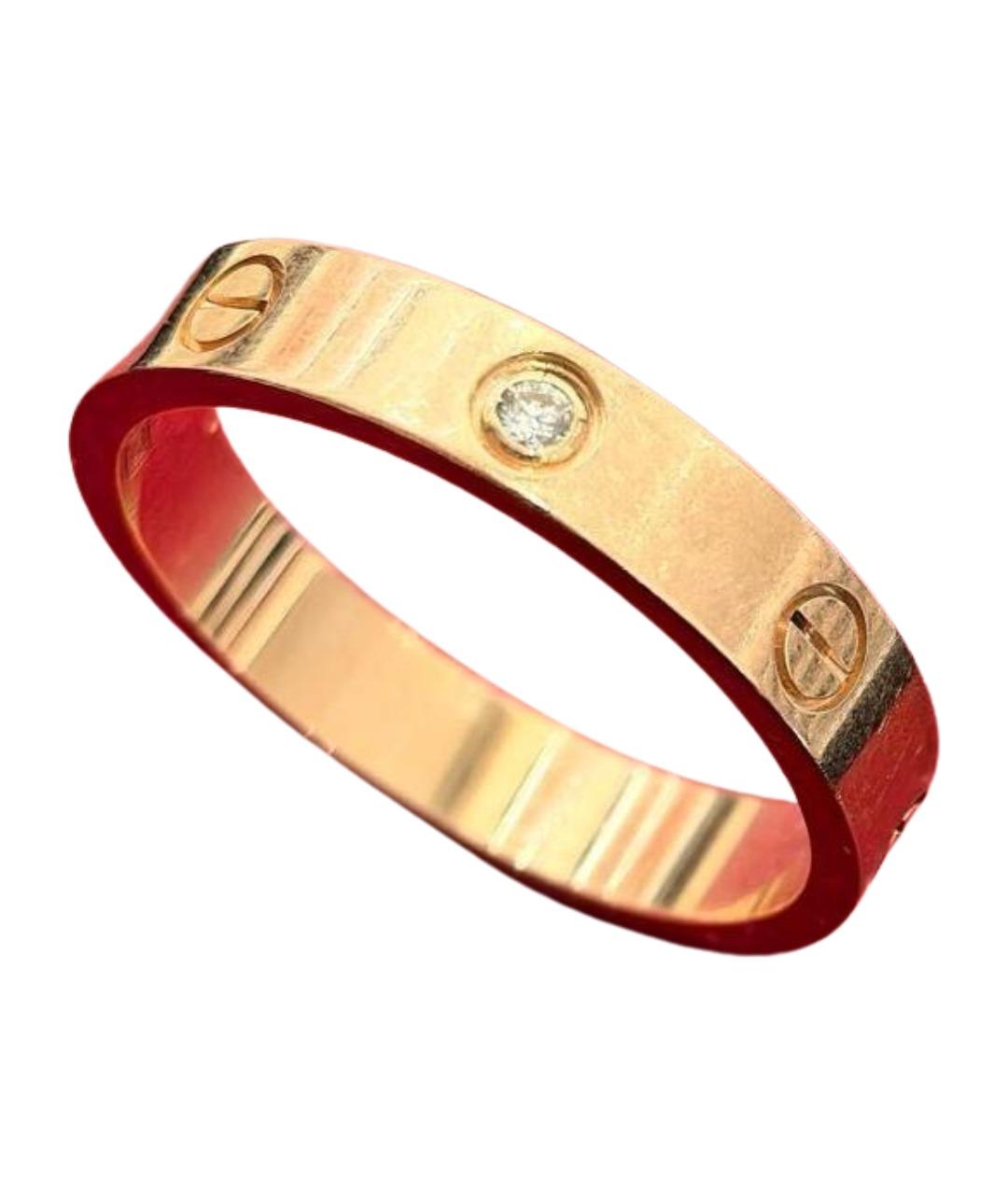 CARTIER Золотое кольцо из розового золота, фото 1