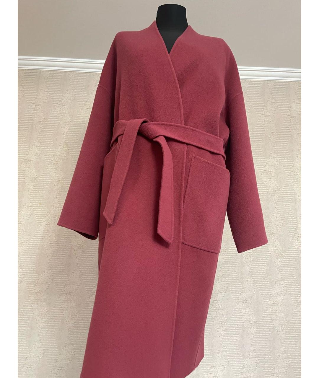 'S MAX MARA Коралловое кашемировое пальто, фото 9