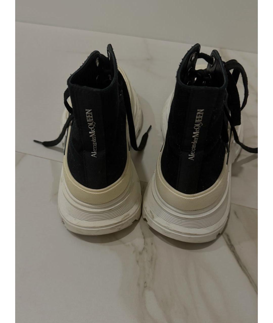 ALEXANDER MCQUEEN Черные кеды, фото 4