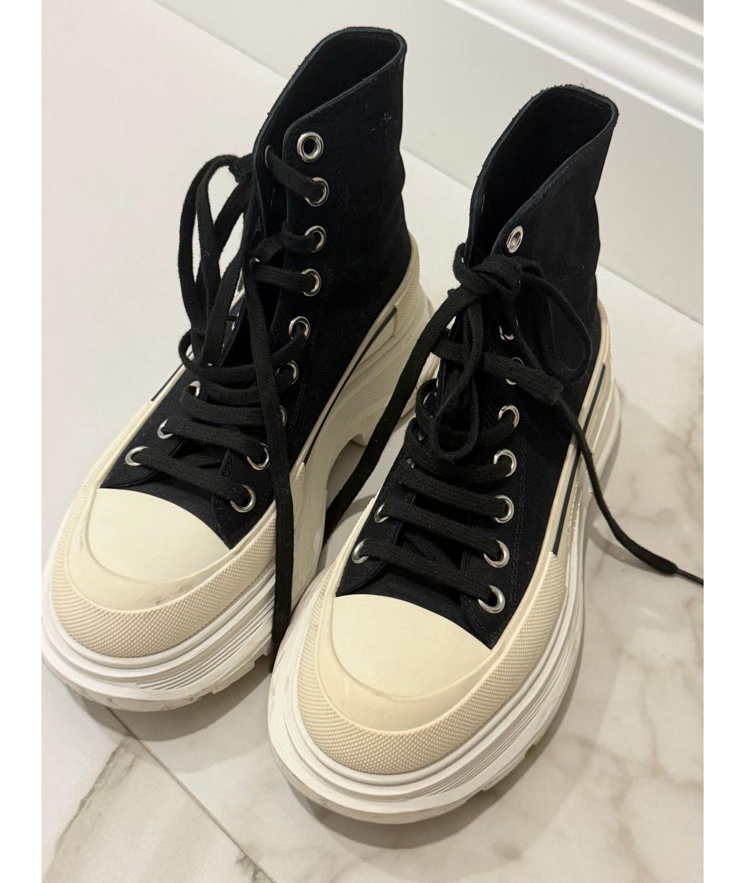 ALEXANDER MCQUEEN Черные кеды, фото 3