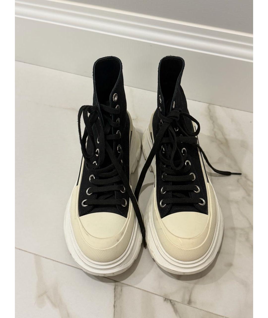 ALEXANDER MCQUEEN Черные кеды, фото 2