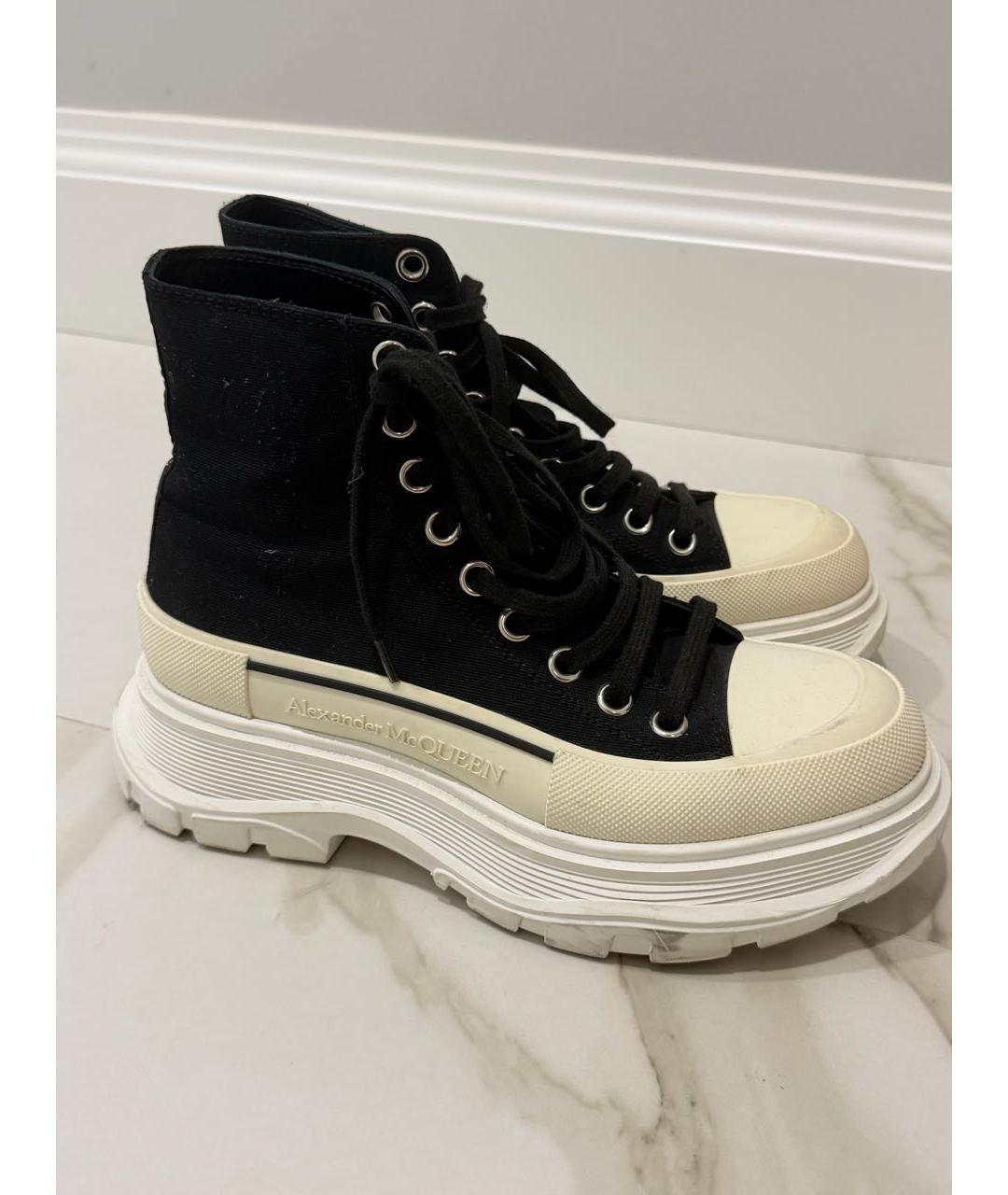 ALEXANDER MCQUEEN Черные кеды, фото 5