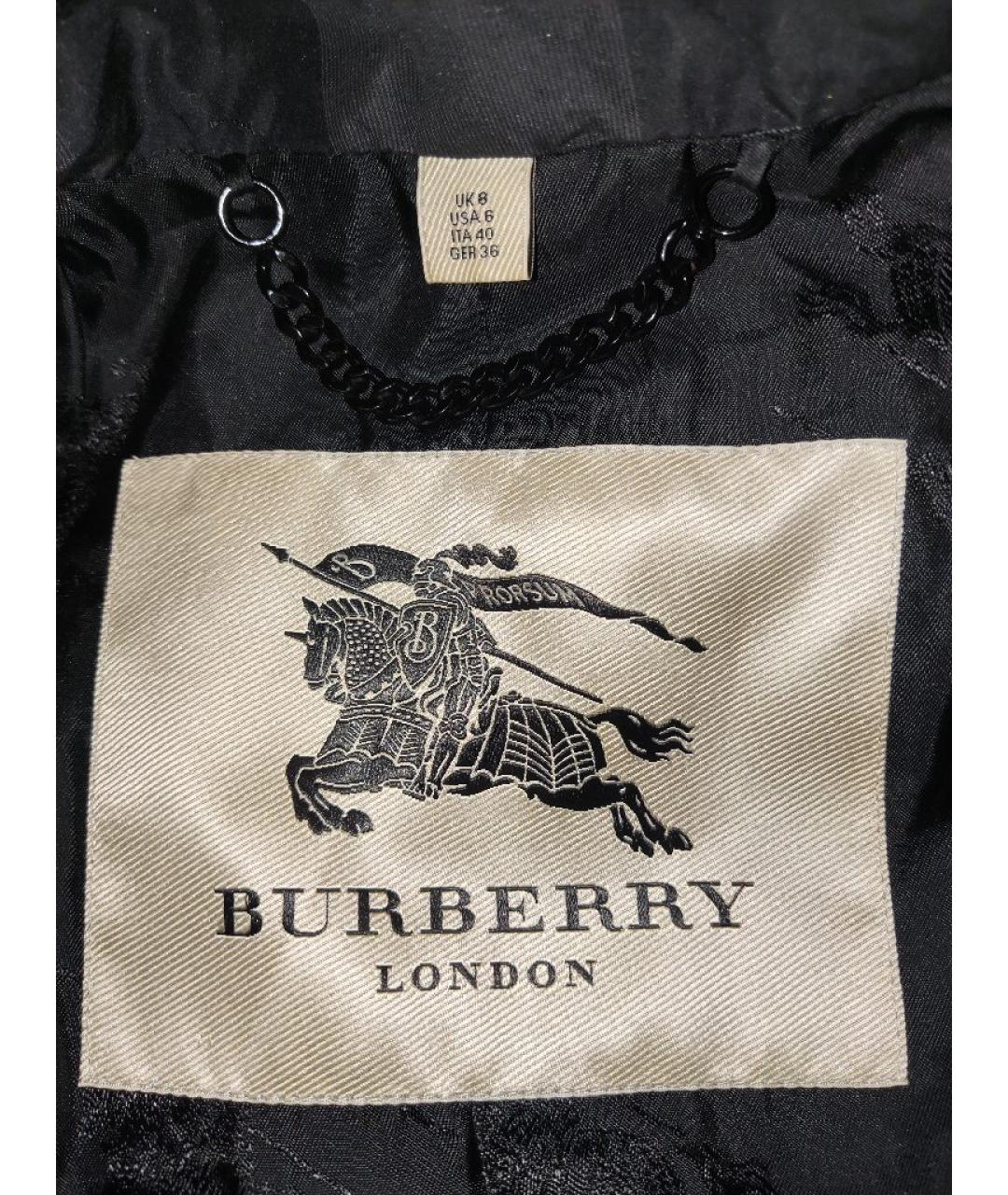 BURBERRY Мульти полиэстеровый тренч/плащ, фото 6