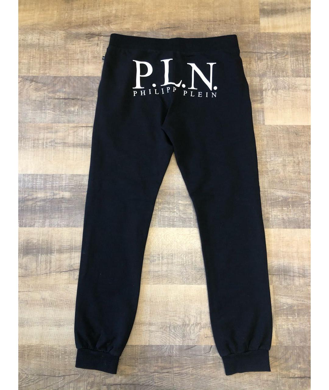 PHILIPP PLEIN Черные хлопковые брюки и шорты, фото 2