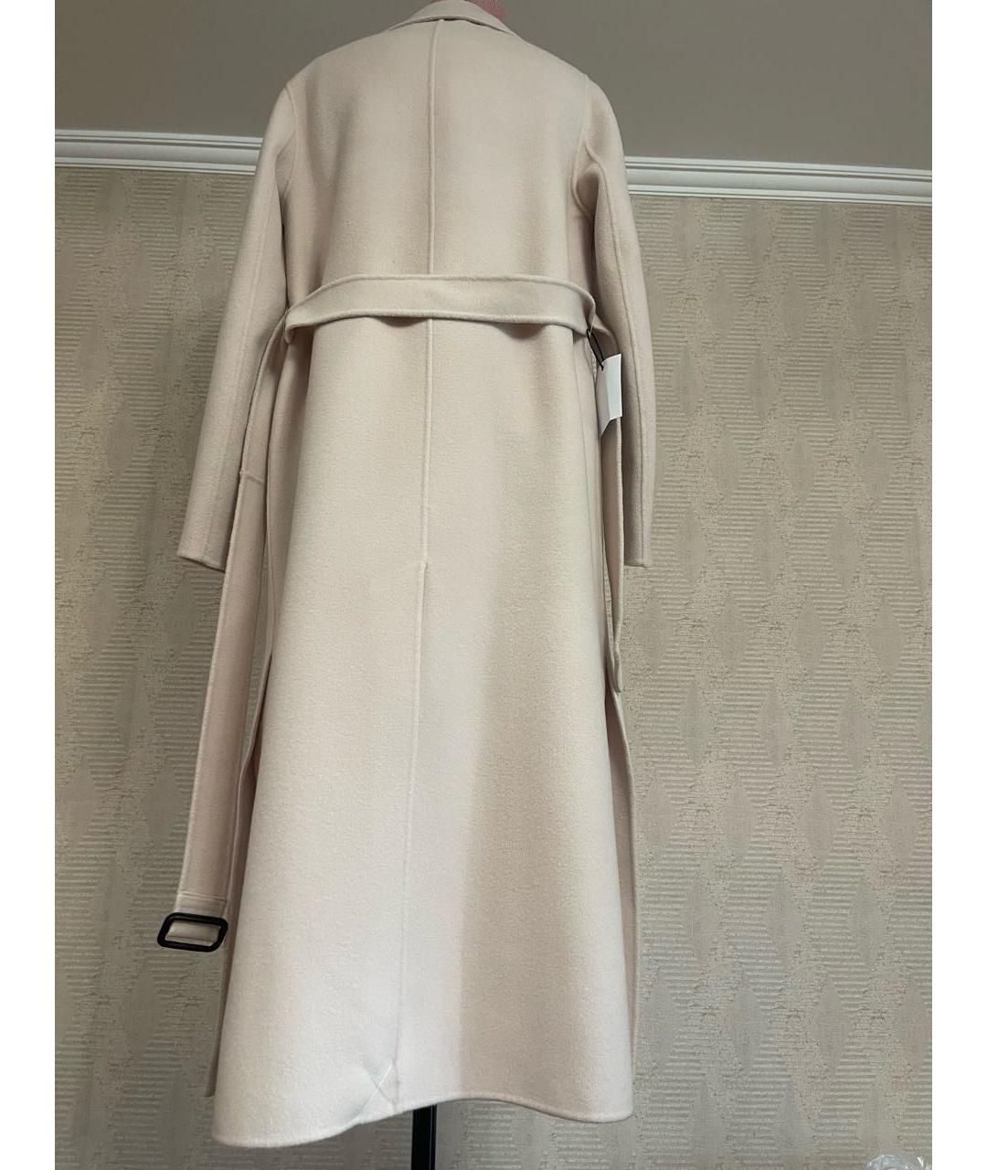 'S MAX MARA Белое кашемировое пальто, фото 4
