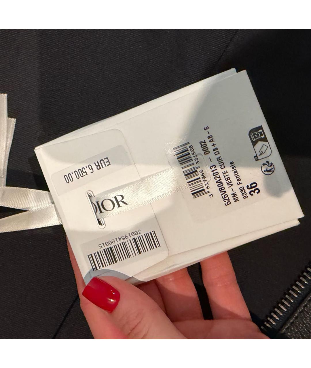 CHRISTIAN DIOR Мульти кожаная куртка, фото 7