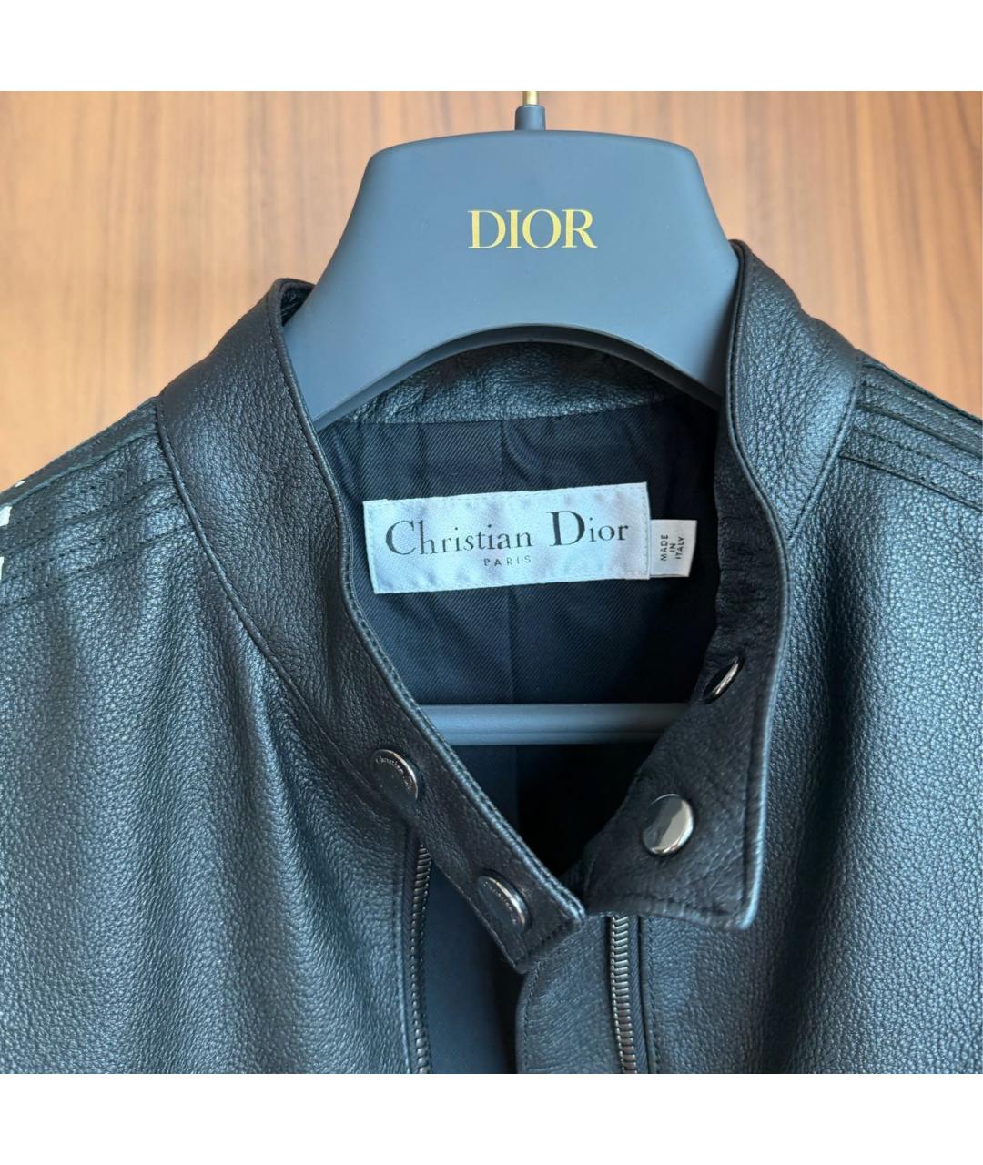 CHRISTIAN DIOR Мульти кожаная куртка, фото 5