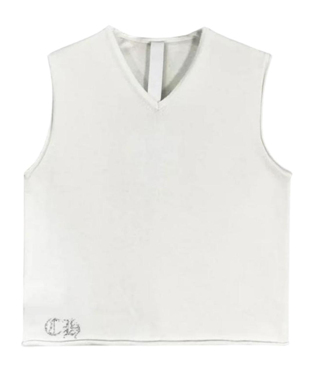 CHROME HEARTS Белая майка, фото 1