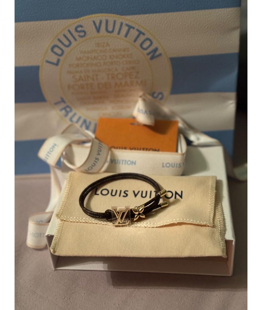 LOUIS VUITTON Коричневый браслет, фото 2