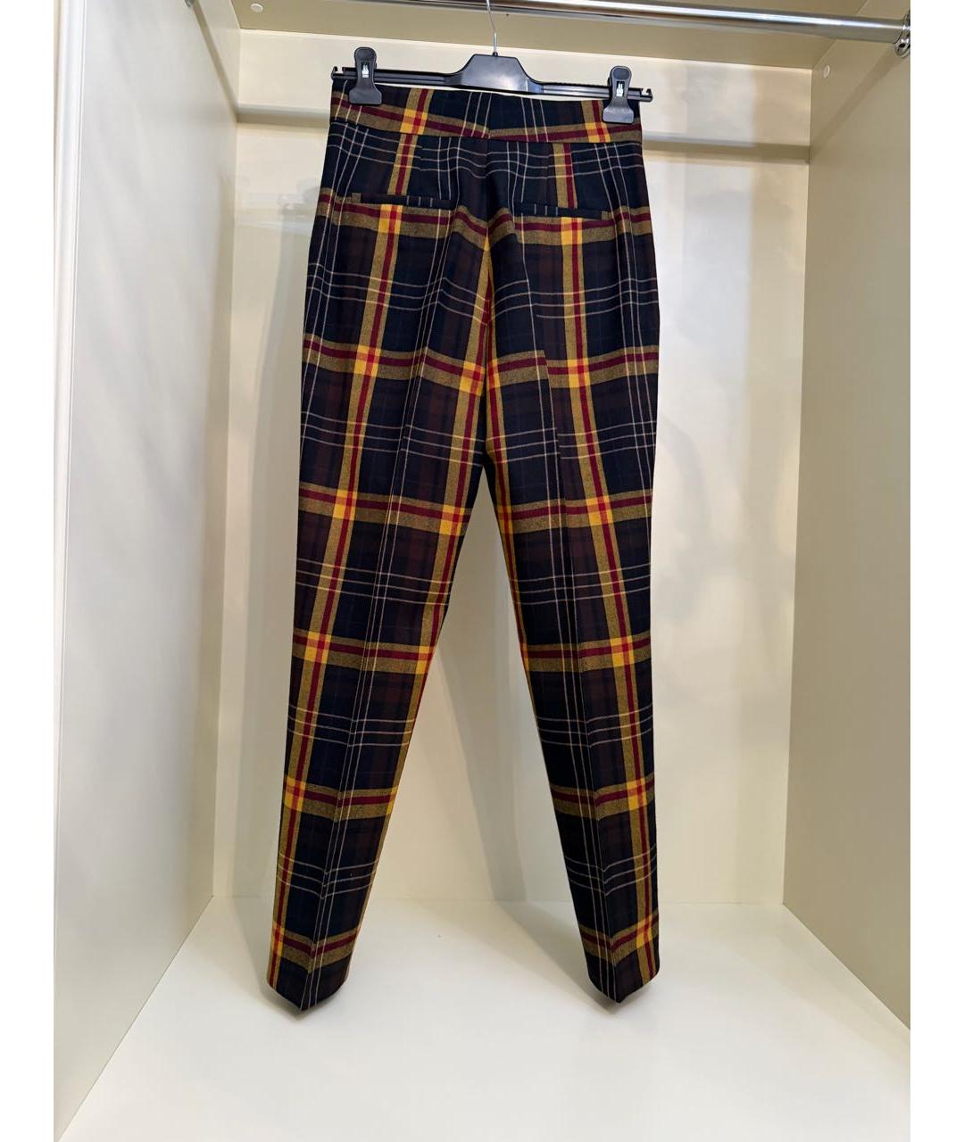 ETRO Мульти шерстяные прямые брюки, фото 2