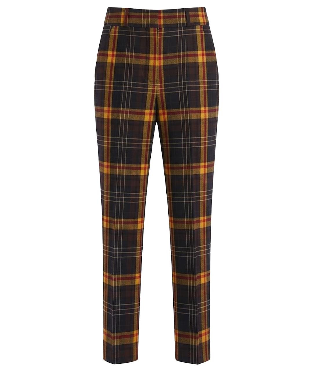 ETRO Мульти шерстяные прямые брюки, фото 1