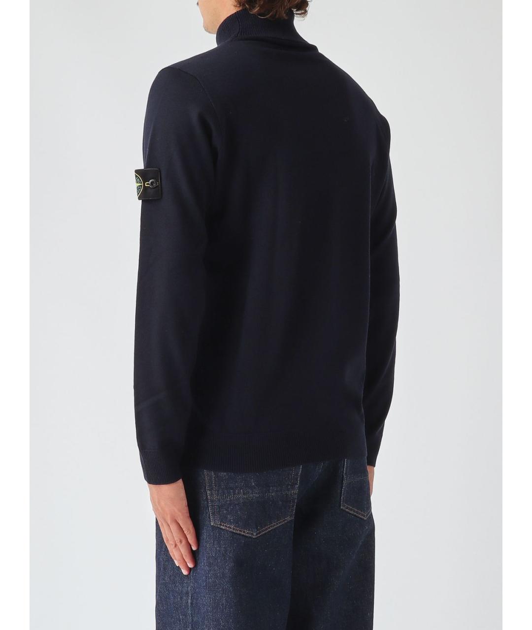 STONE ISLAND Синий джемпер / свитер, фото 2