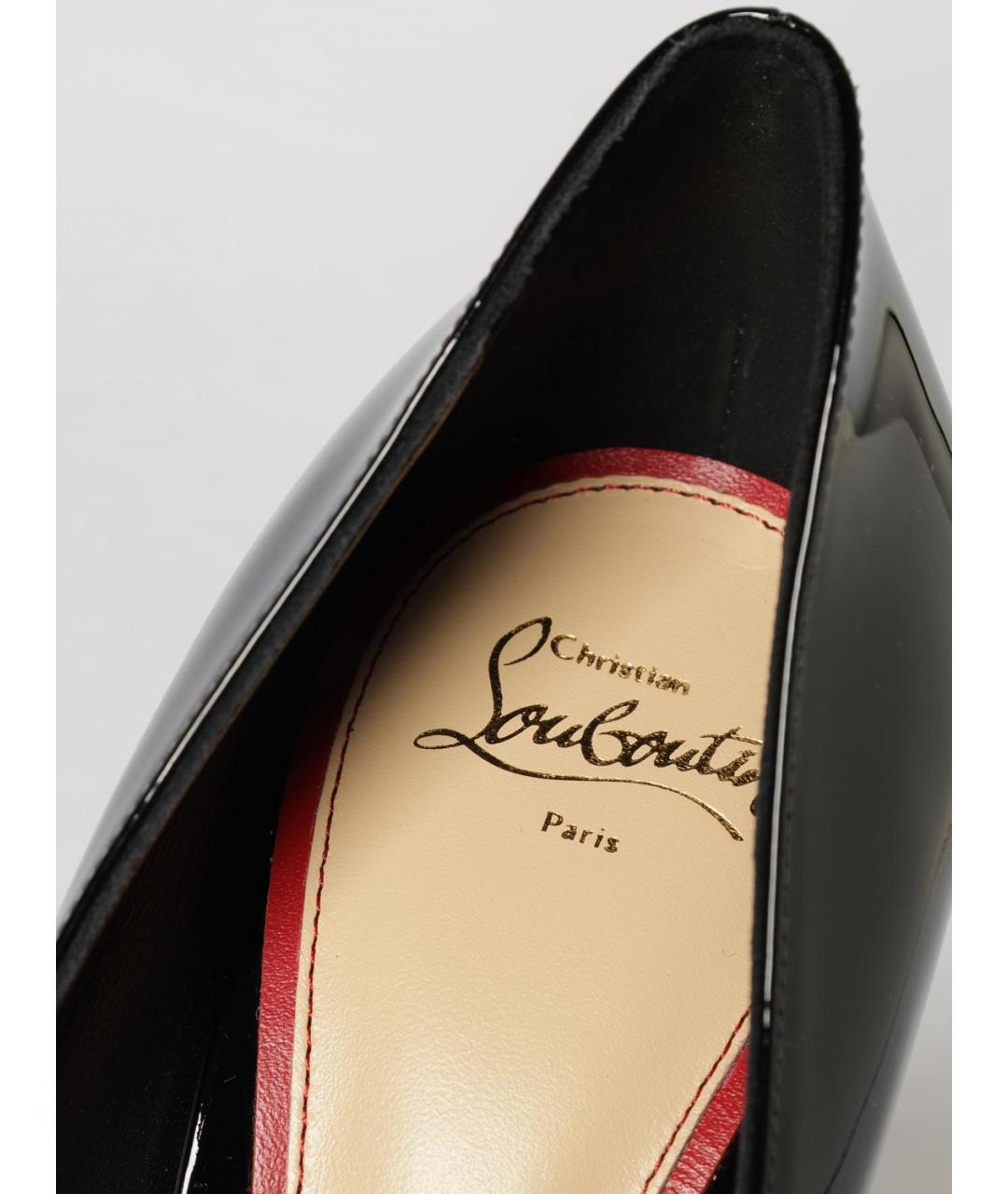 CHRISTIAN LOUBOUTIN Черные туфли, фото 4