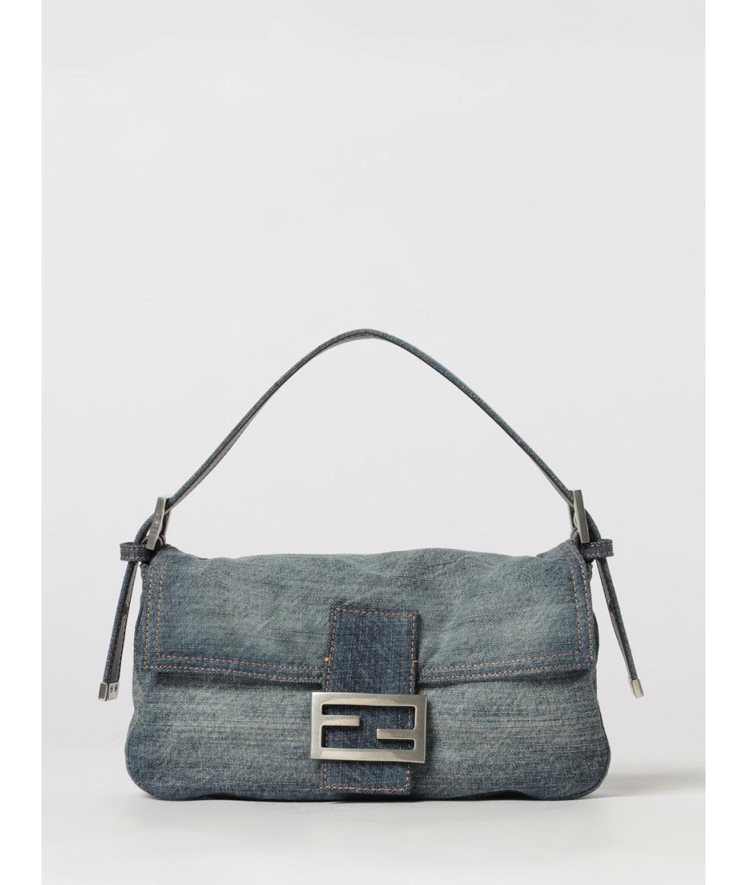 FENDI Синяя сумка через плечо, фото 7