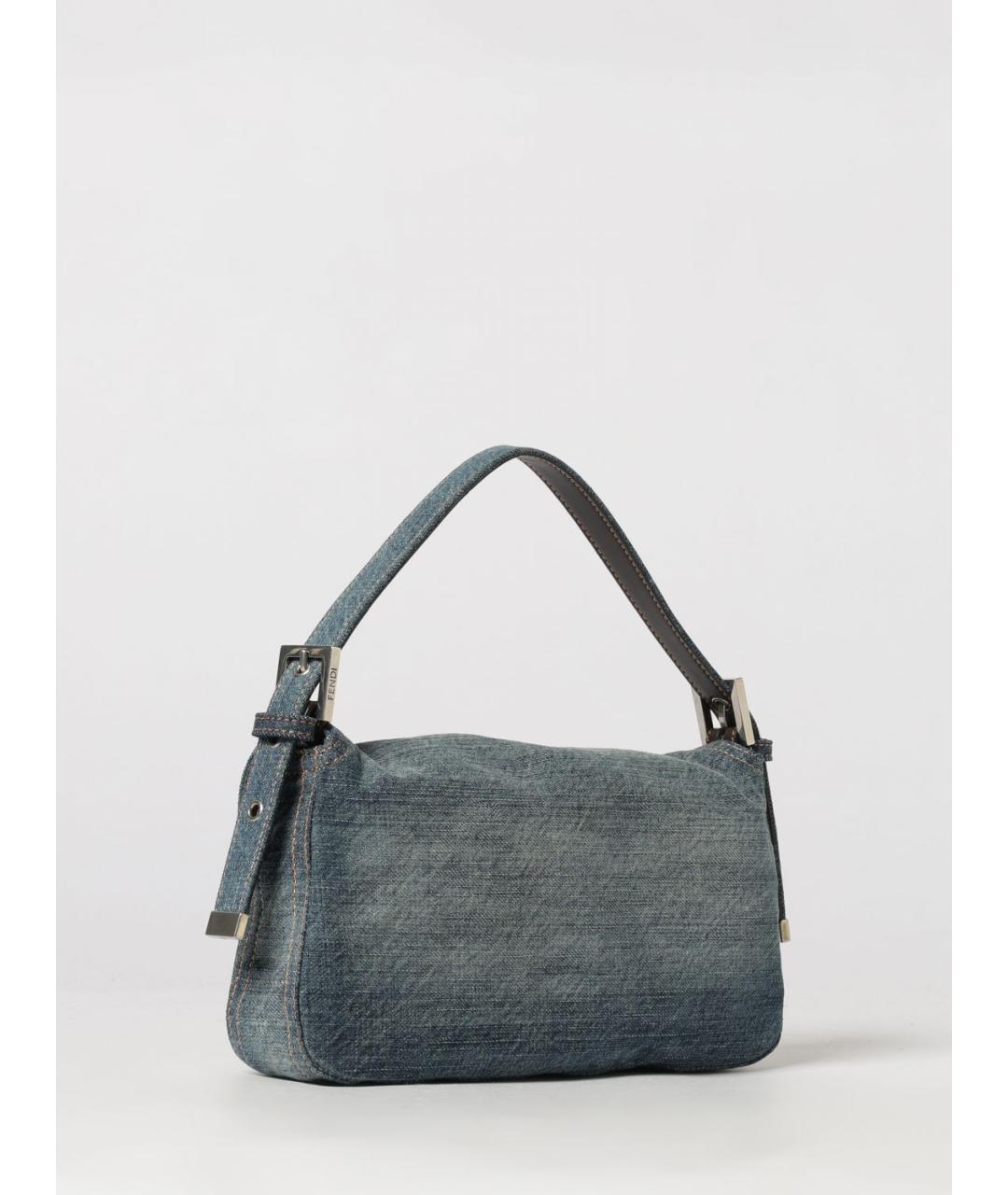 FENDI Синяя сумка через плечо, фото 3