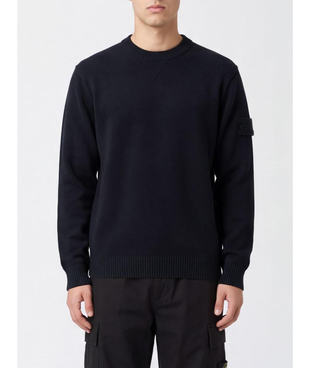 STONE ISLAND Синий джемпер / свитер, фото 2