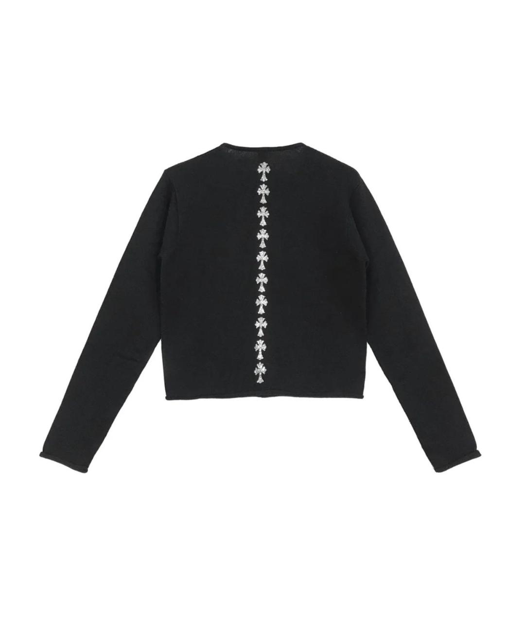 CHROME HEARTS Черный кардиган, фото 2