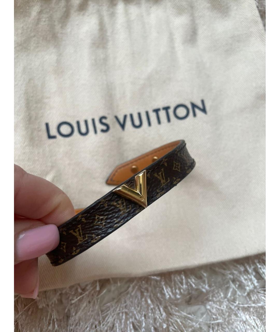 LOUIS VUITTON Коричневый браслет, фото 2