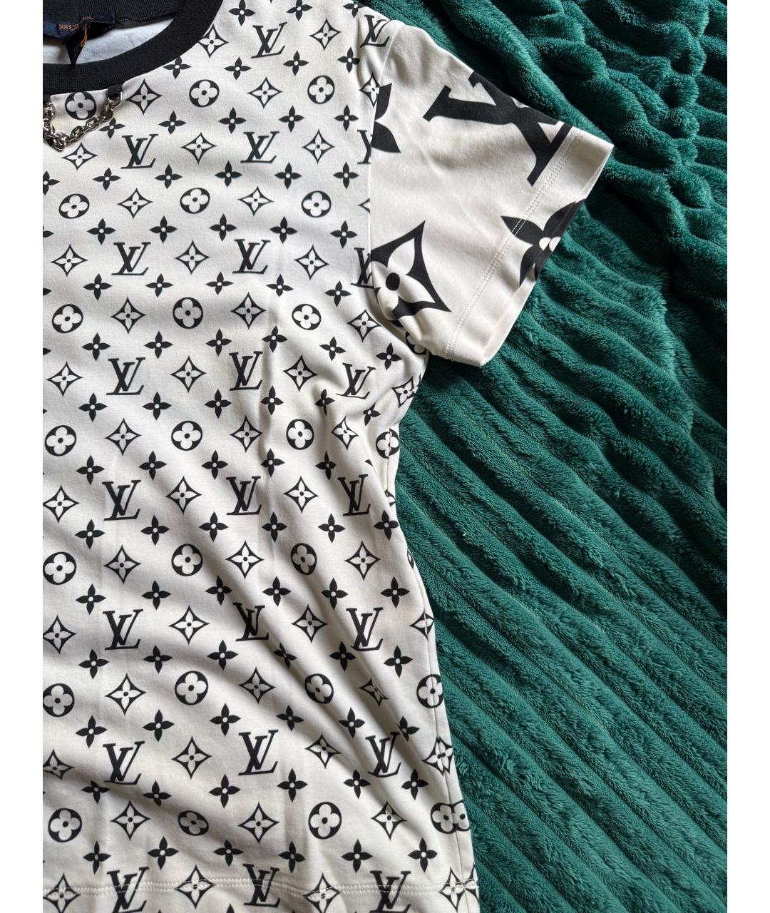 LOUIS VUITTON Хлопковая футболка, фото 3