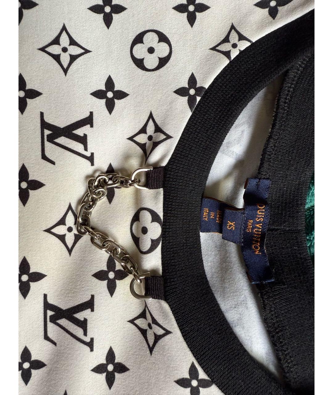 LOUIS VUITTON Хлопковая футболка, фото 6