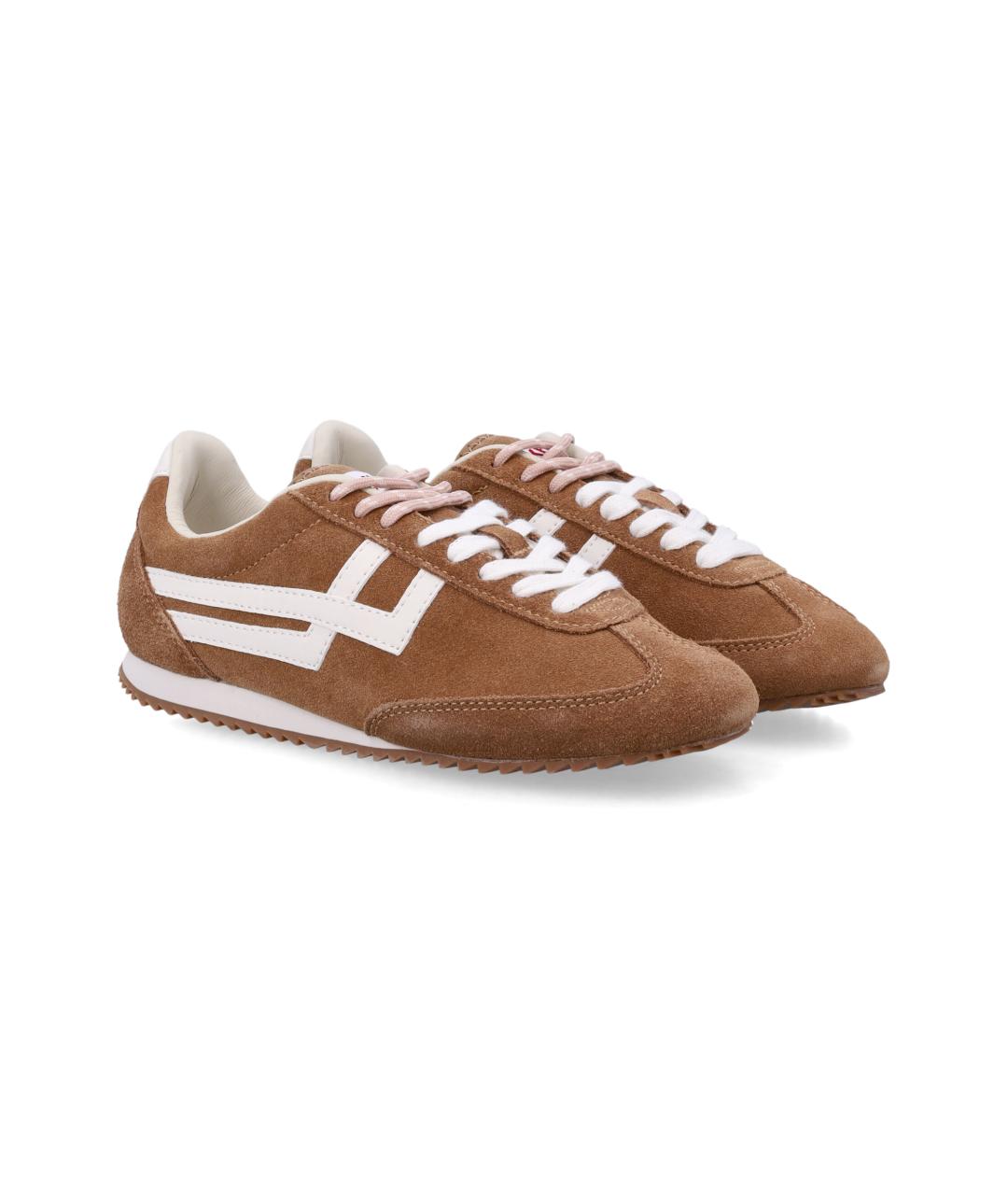 PRO-KEDS Коричневые кожаные кроссовки, фото 3