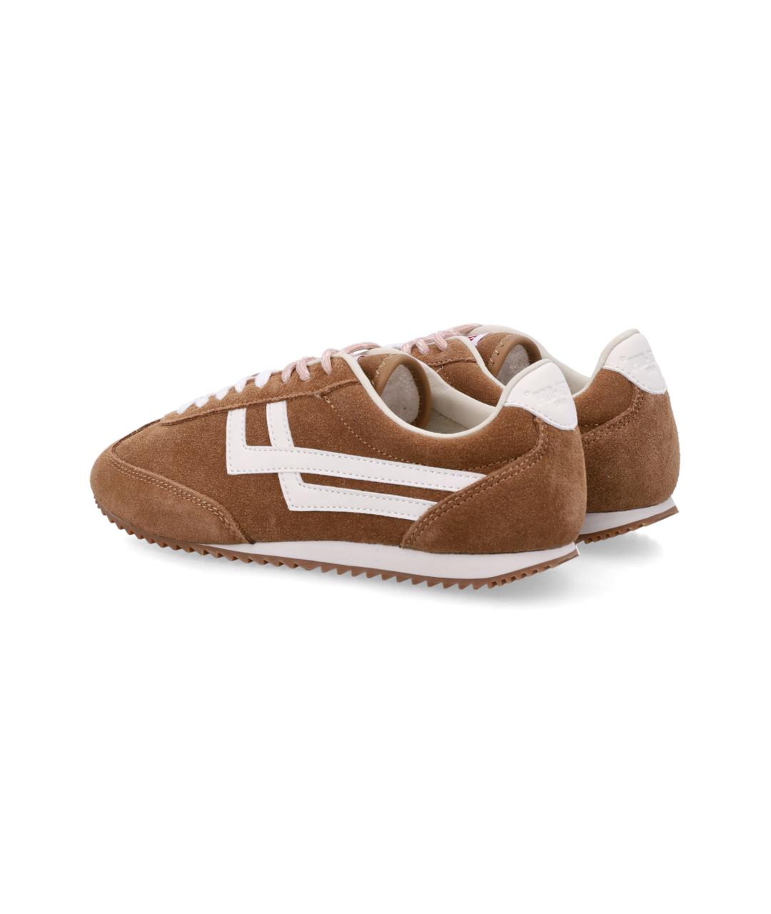 PRO-KEDS Коричневые кожаные кроссовки, фото 4