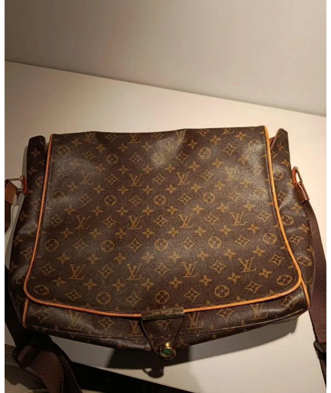 LOUIS VUITTON Коричневая сумка на плечо из канвы, фото 7