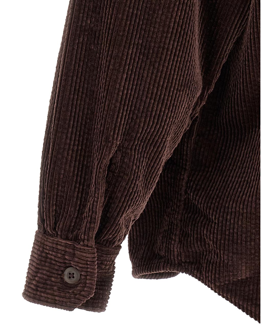 CARHARTT WIP Коричневая хлопковая кэжуал рубашка, фото 4
