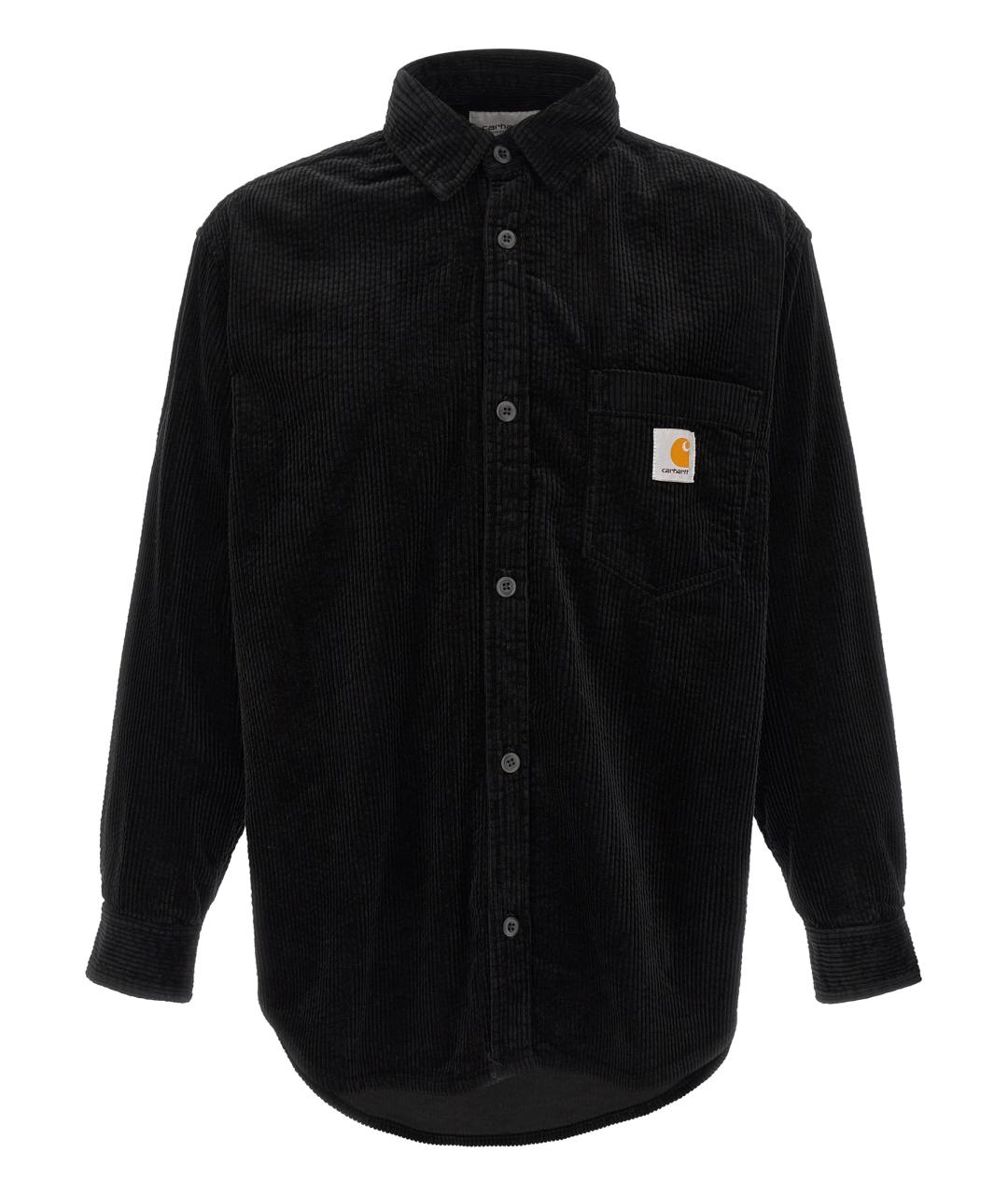 CARHARTT WIP Черная хлопковая кэжуал рубашка, фото 1
