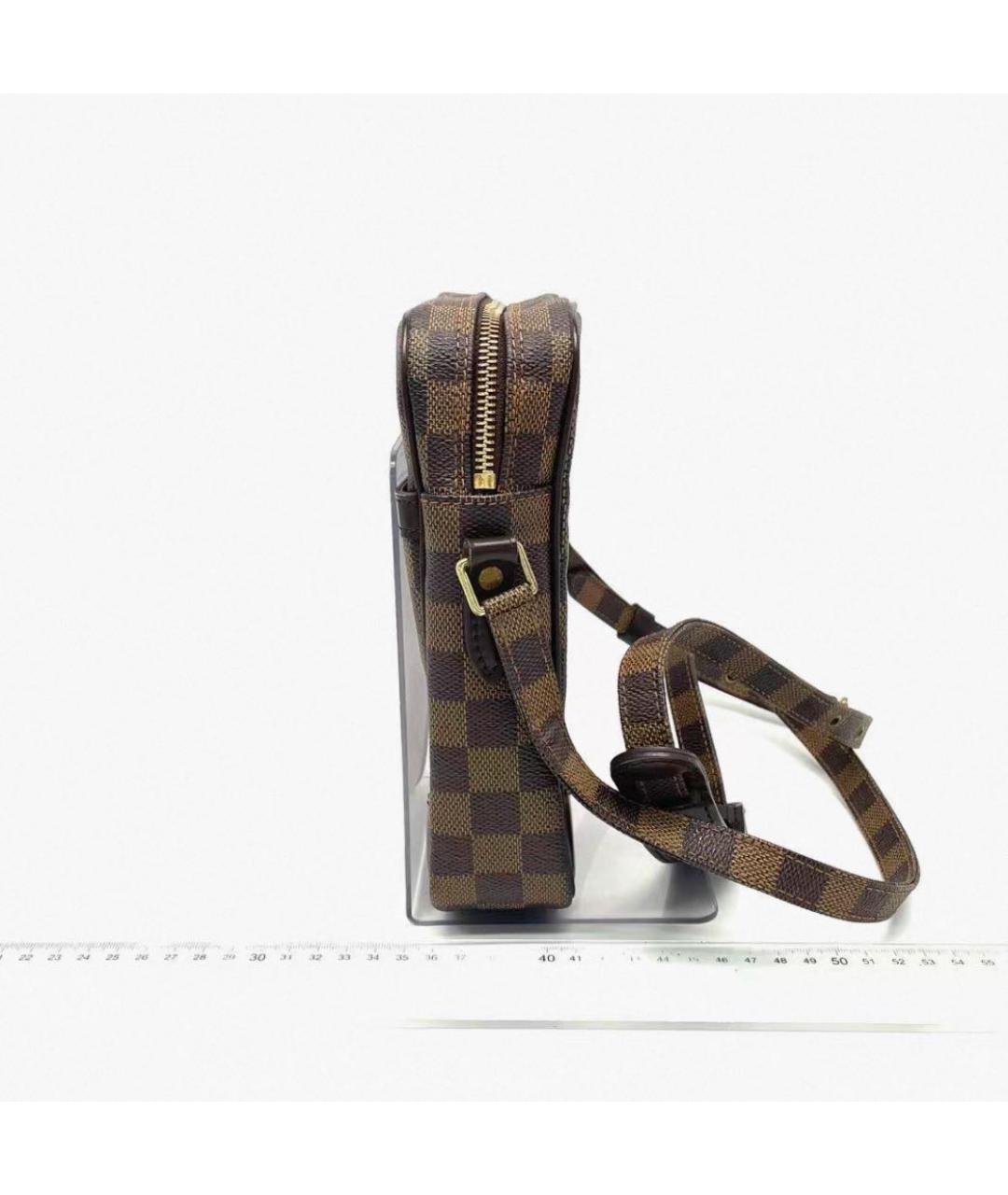 LOUIS VUITTON Коричневая сумка на плечо из канвы, фото 5