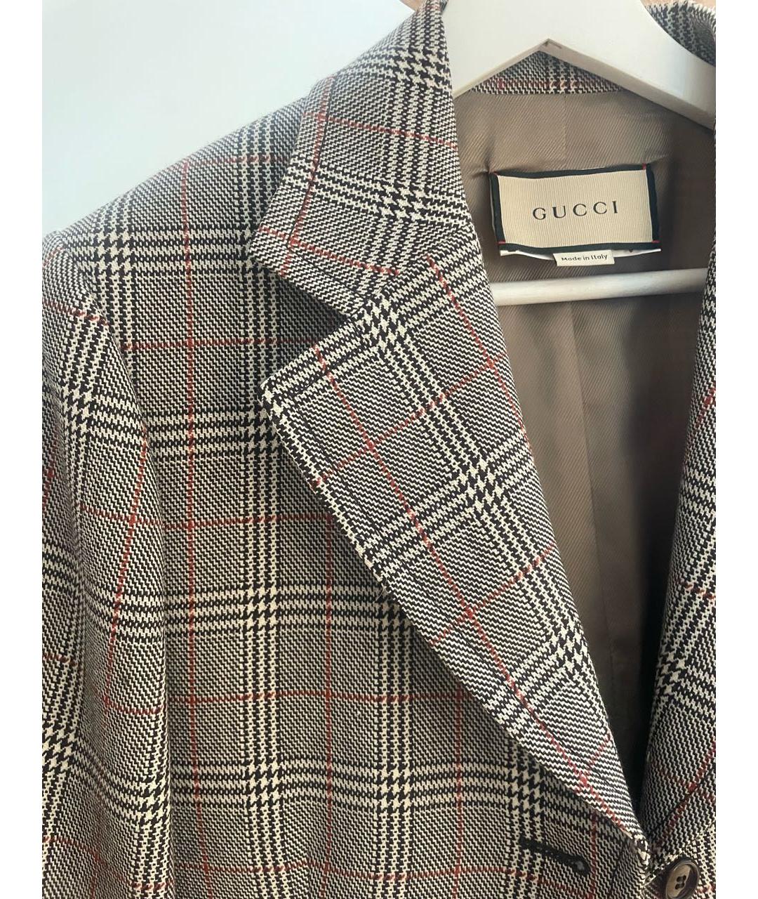 GUCCI Шерстяной жакет/пиджак, фото 2