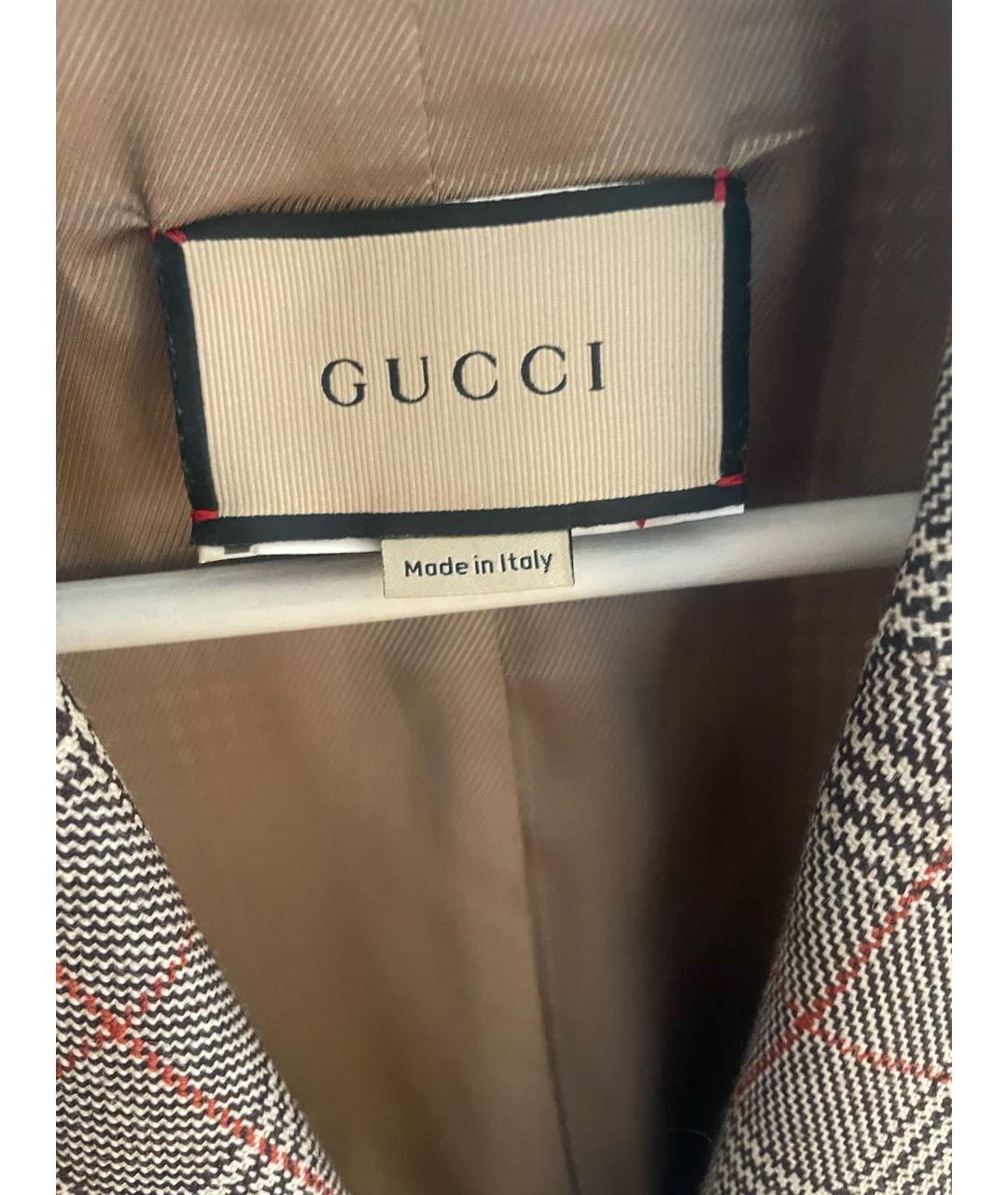 GUCCI Шерстяной жакет/пиджак, фото 4