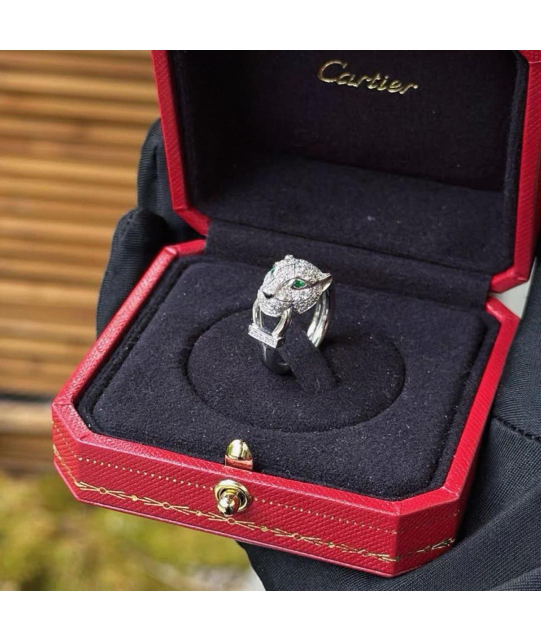 CARTIER Серебряное кольцо из белого золота, фото 6