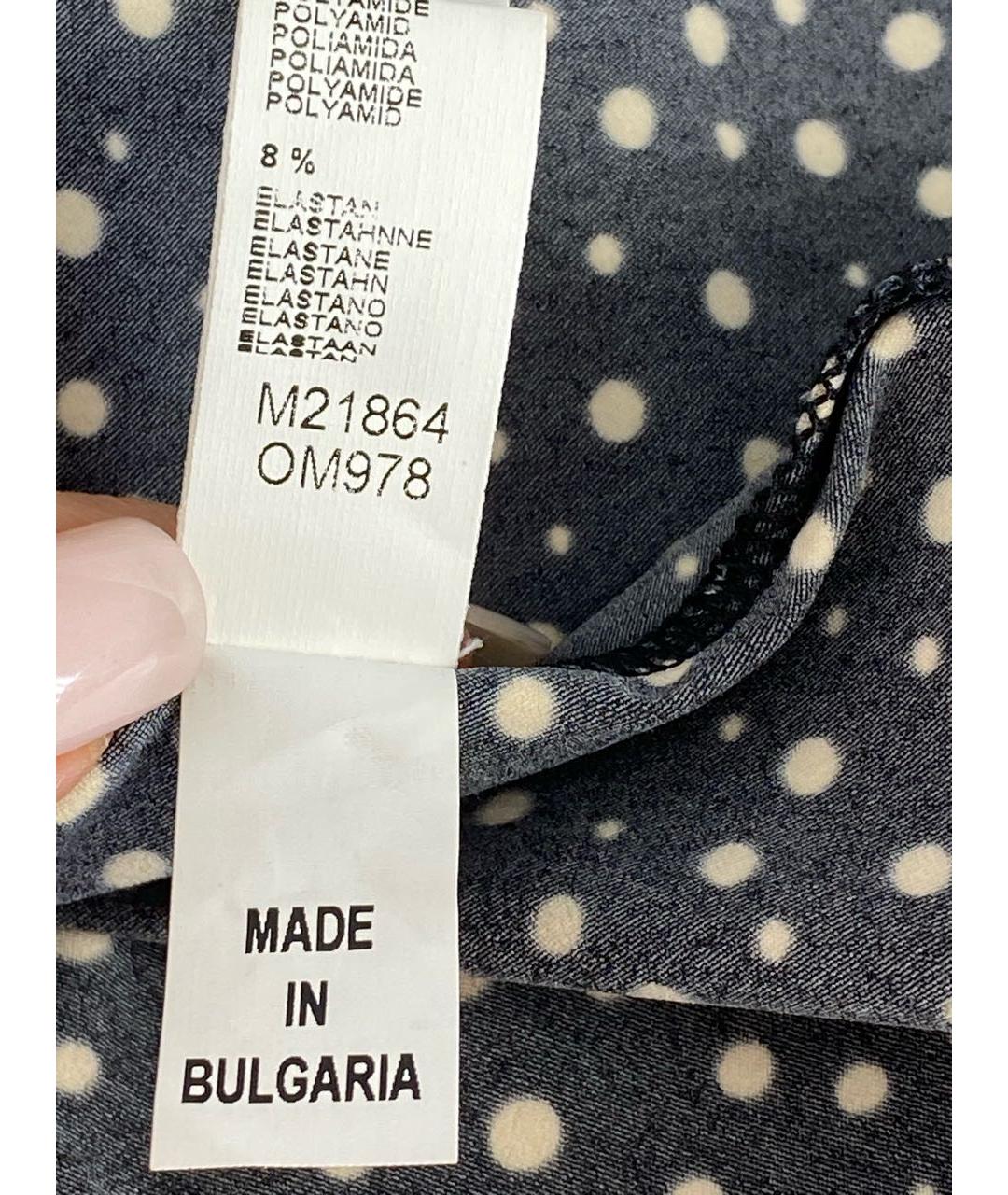 DOLCE&GABBANA Черная полиэстеровая майка, фото 8
