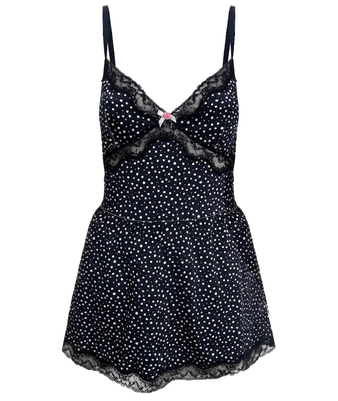 DOLCE&GABBANA Черная полиэстеровая майка, фото 1