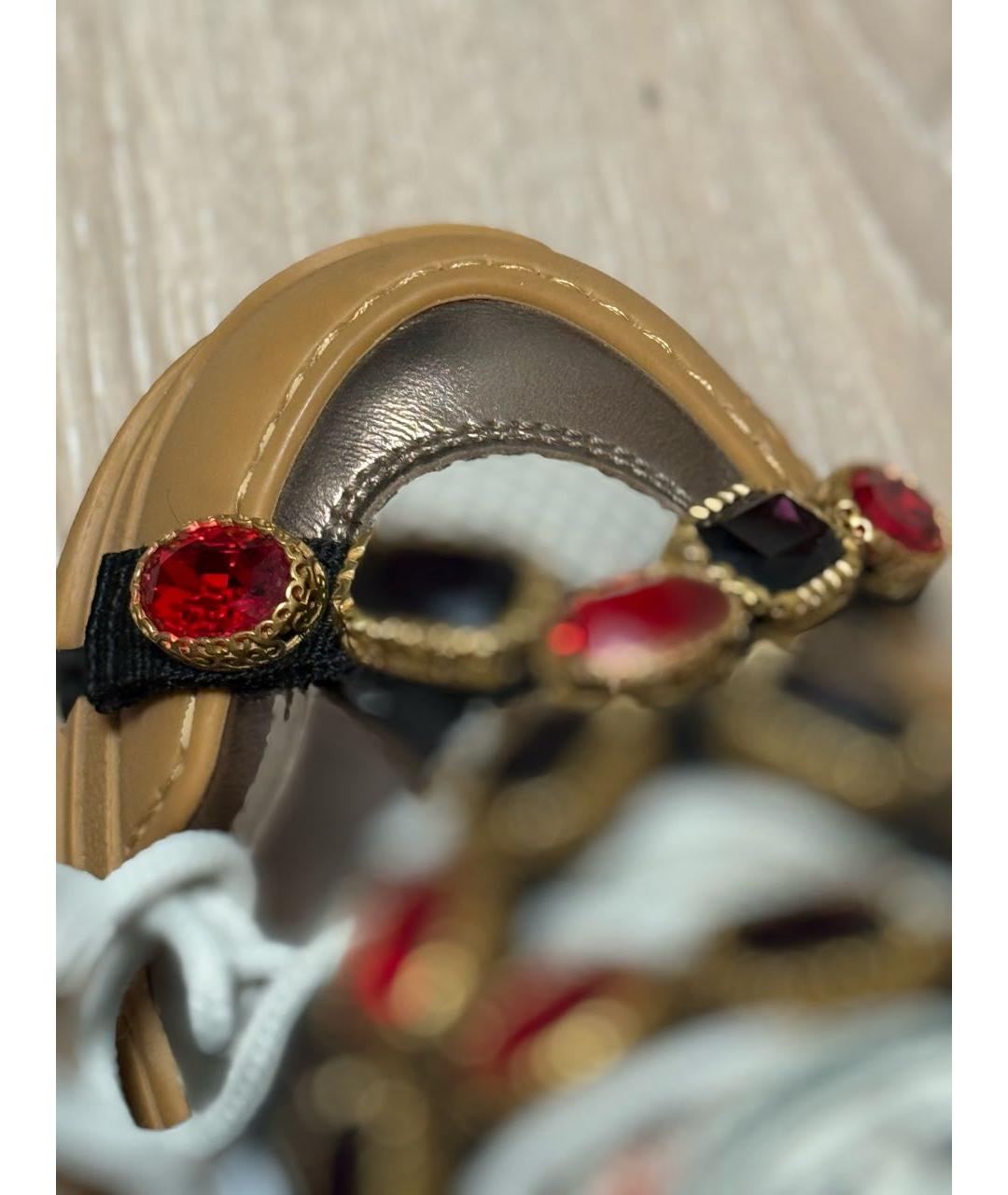 GUCCI Мульти кожаные кроссовки, фото 3
