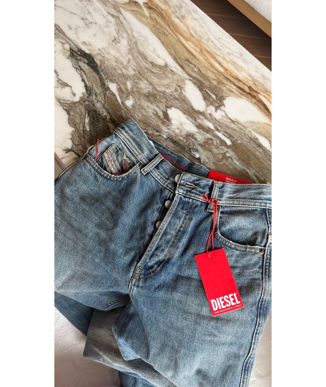 DIESEL Голубые ботфорты, фото 6